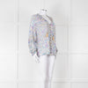 Spell Multicoloured Floral L/Sleeve Cotton Top With Tassels