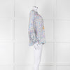 Spell Multicoloured Floral L/Sleeve Cotton Top With Tassels