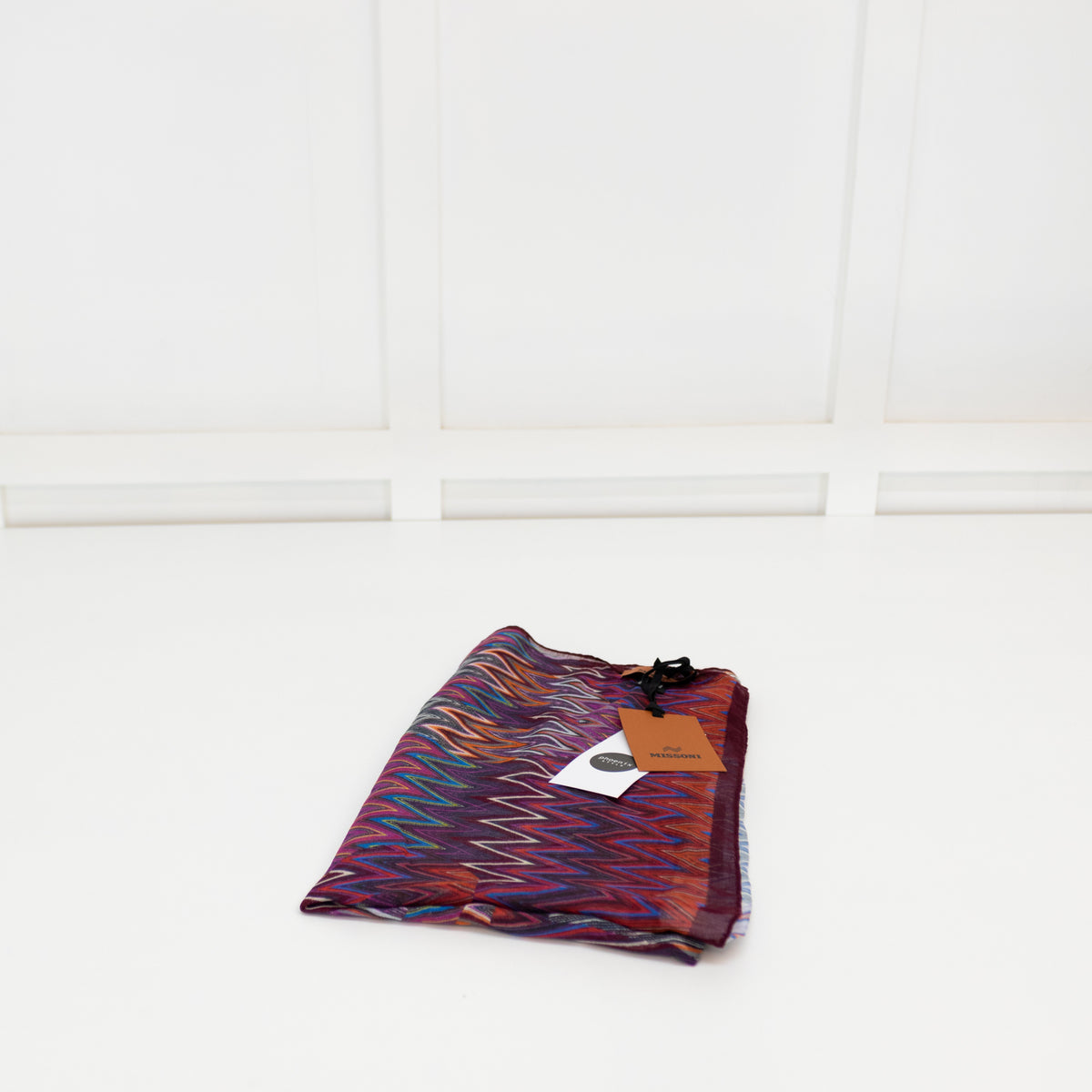 Missoni Purple Chevron Modal Scarf