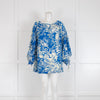 Joyce & Girls Blue & White Patterned Blouse