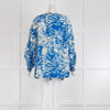 Joyce & Girls Blue & White Patterned Blouse