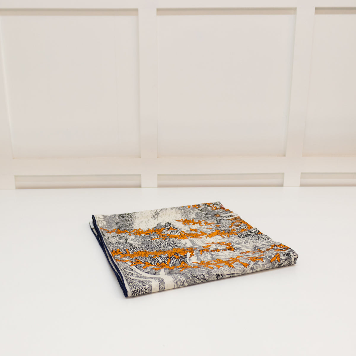 Hermes Cashmere and Silk Mix 140 Retour A La Nature Shawl