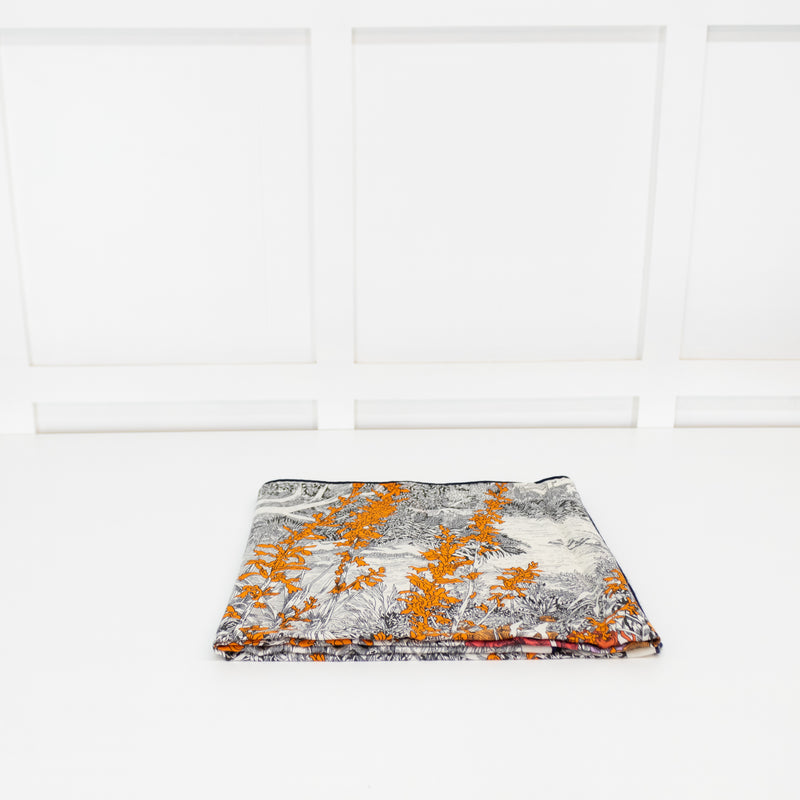 Hermes Cashmere and Silk Mix 140 Retour A La Nature Shawl