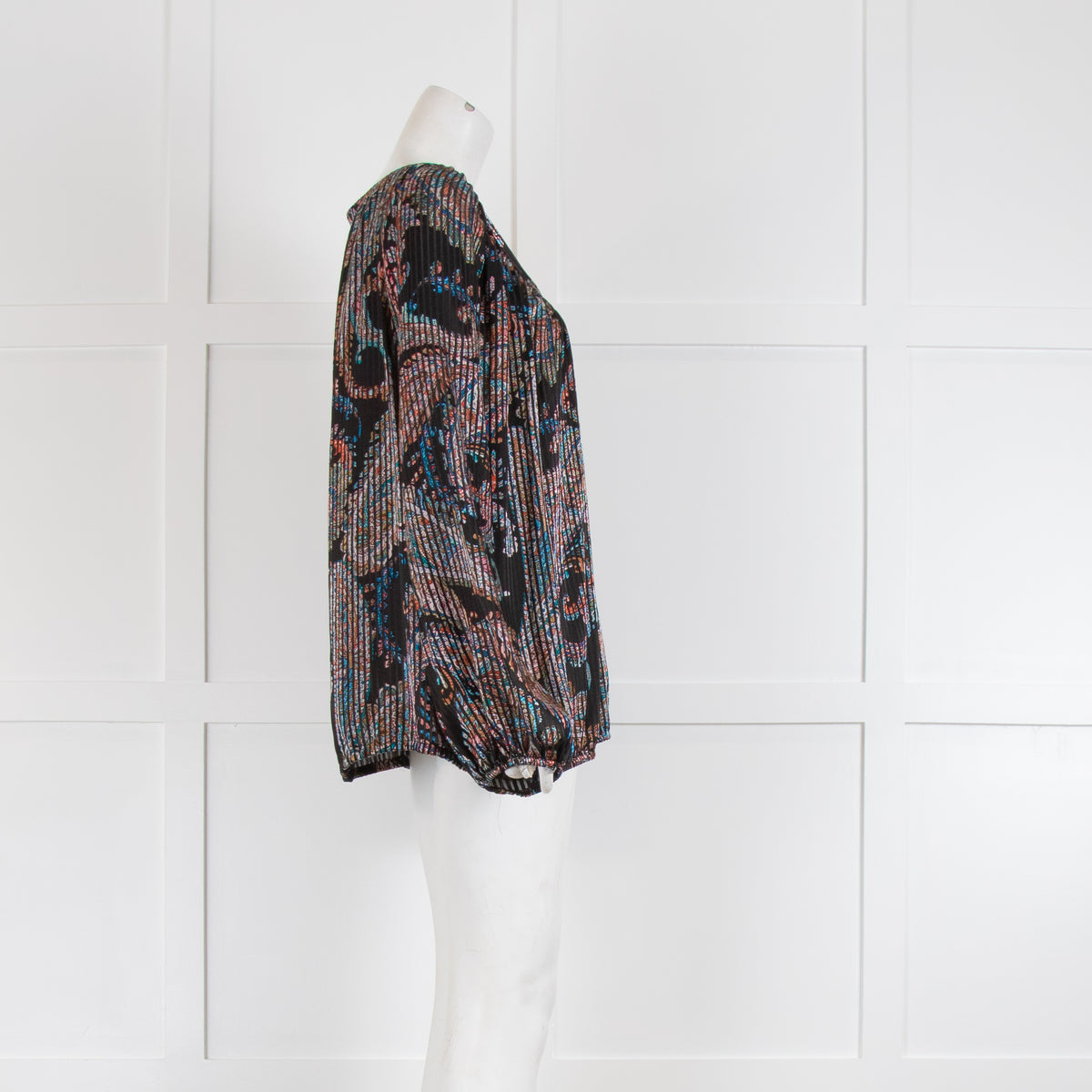 Maeve Black Patterned Blouse