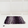 Burberry Purple Leopard Chiffon Scarf
