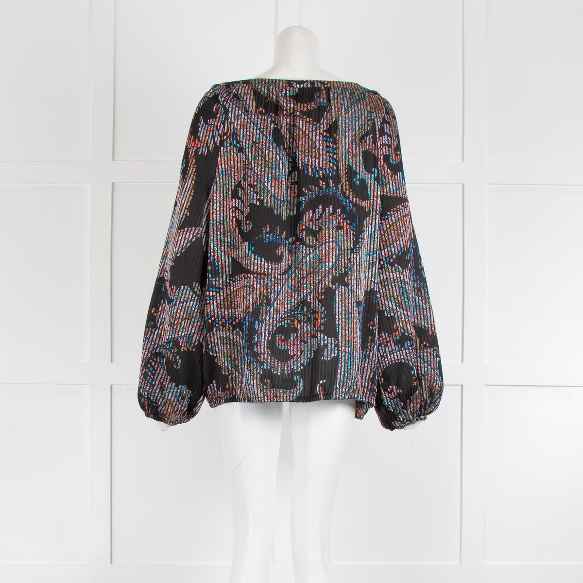 Maeve Black Patterned Blouse