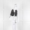 LOVEBIRDS White Cotton Leaf Print Applique Long Sleeve Shirt