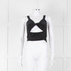 Casa Raki Black Twist Front Crop Top