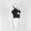 Casa Raki Black Twist Front Crop Top
