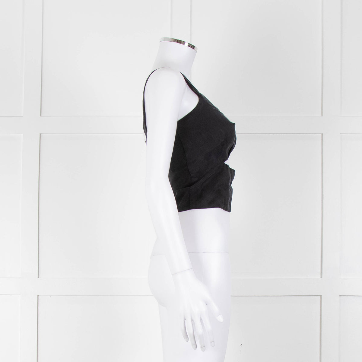 Casa Raki Black Twist Front Crop Top