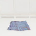 Hermes Blue Silk Chiffon Brides de Gala 140 Scarf