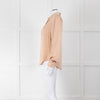 Frame Blush Pink Collared Silk Blouse