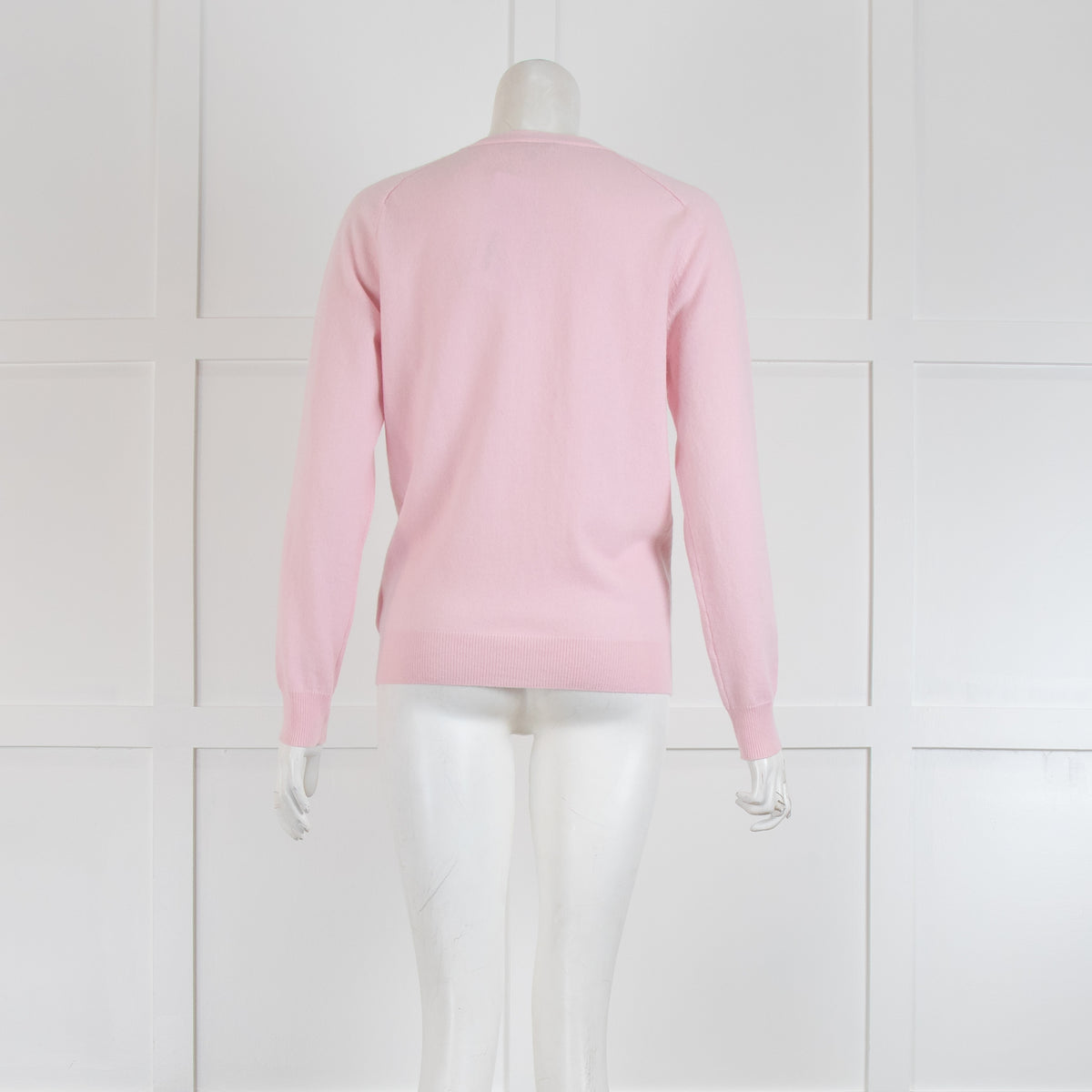 N.Peal London Pink Cashmere Cardigan