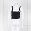 Casa Raki Black Twist Front Crop Top