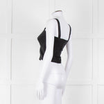 Casa Raki Black Twist Front Crop Top