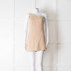 Venroy Beige Linen One Shoulder Mini Dress
