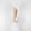 Venroy Beige Linen One Shoulder Mini Dress