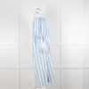 Evi Grintela Blue and White Striped Poplin Dress
