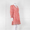 Velvet By Graham & Spencer Pink Floral Cotton Dress