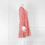 Velvet By Graham & Spencer Pink Floral Cotton Dress