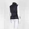 Carolina Herrera Navy Blue Fitted Down Gilet