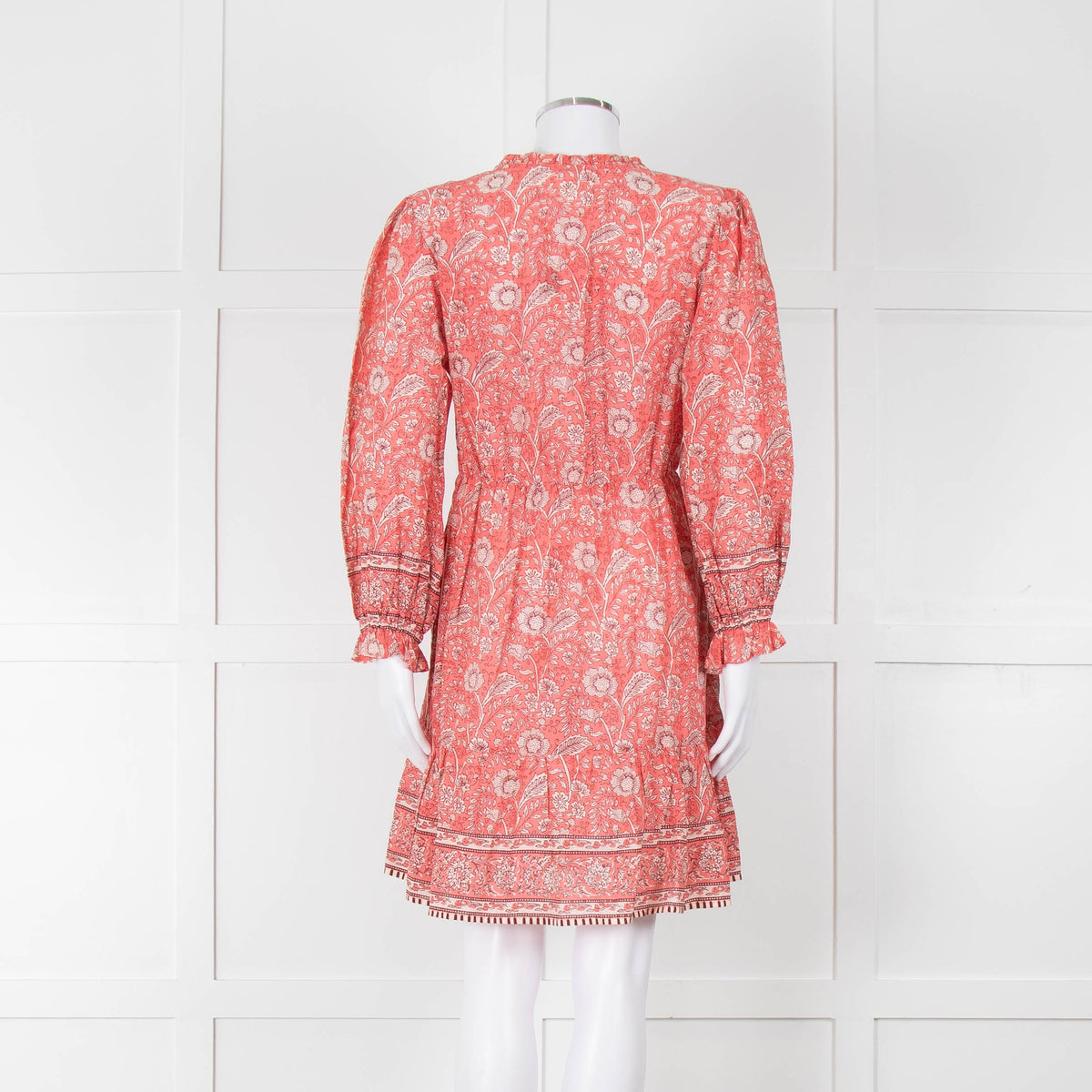 Velvet By Graham & Spencer Pink Floral Cotton Dress