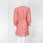 Velvet By Graham & Spencer Pink Floral Cotton Dress