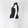 Carolina Herrera Navy Blue Fitted Down Gilet