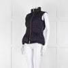 Carolina Herrera Navy Blue Fitted Down Gilet