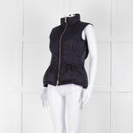 Carolina Herrera Navy Blue Fitted Down Gilet