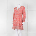 Velvet By Graham & Spencer Pink Floral Cotton Dress