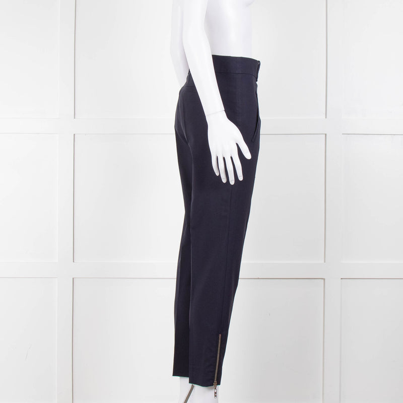 Louis Vuitton Navy Trousers With Zips