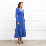 Aspiga Blue Corduroy Prairie Dress