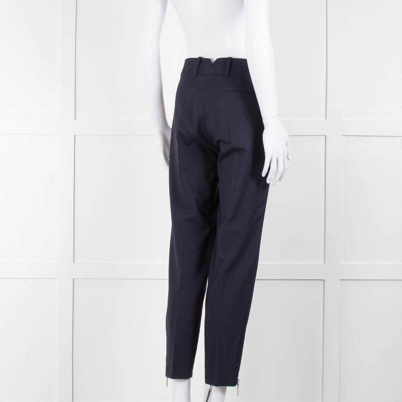 Louis Vuitton Navy Trousers With Zips