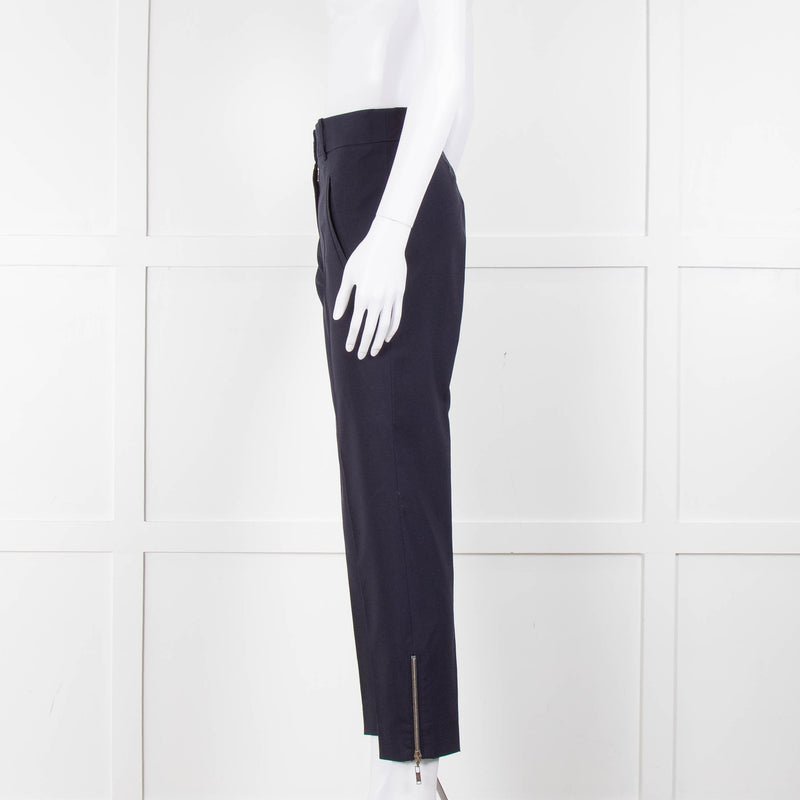 Louis Vuitton Navy Trousers With Zips