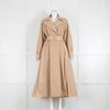 Twinswet Milano Beige Trench with Pleats
