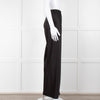 Vince Black Wide Leg Pull On Satin Trousers