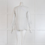 Rosso35 Light Grey Linen Blouse