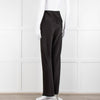 Vince Black Wide Leg Pull On Satin Trousers