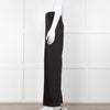 Vince Black Wide Leg Pull On Satin Trousers