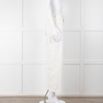DL1961 Cream Hepburn Wide Leg Jeans