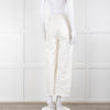 DL1961 Cream Hepburn Wide Leg Jeans