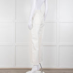 DL1961 Cream Hepburn Wide Leg Jeans
