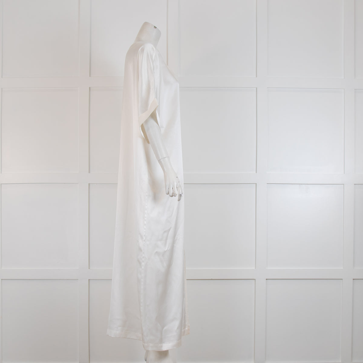 Envelope 1976 Cream Silk Maxi Dress