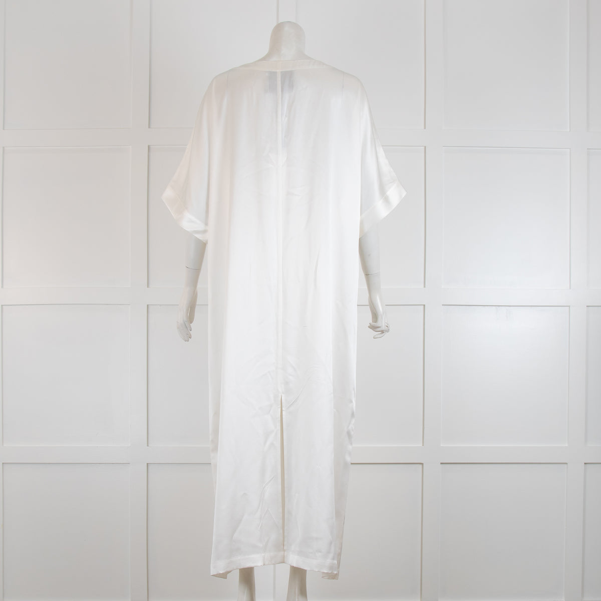 Envelope 1976 Cream Silk Maxi Dress