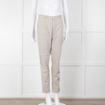 Transit Par Such Beige Trousers With Elasticated Waistband