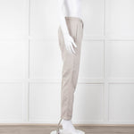 Transit Par Such Beige Trousers With Elasticated Waistband
