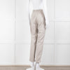 Transit Par Such Beige Trousers With Elasticated Waistband