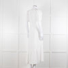 Me + Em White Broderie Anglaise Button Front Dress