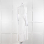 Me + Em White Broderie Anglaise Button Front Dress